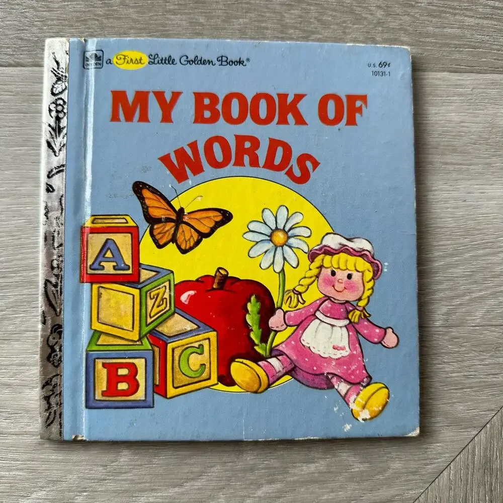 First Little Golden Book My Book of Words Vintage 1982 Heller Stillerman